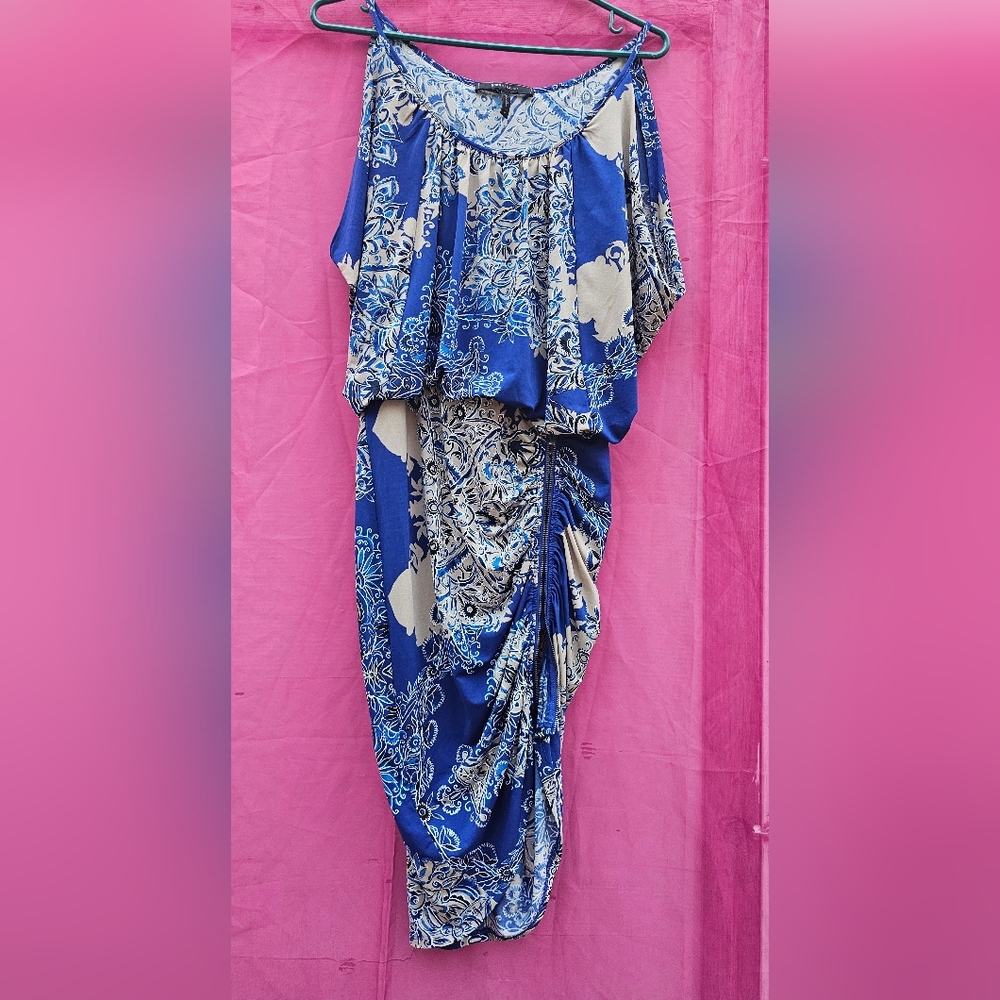 BCBG MAXAZRIA - Floral Printed Midi Dress
